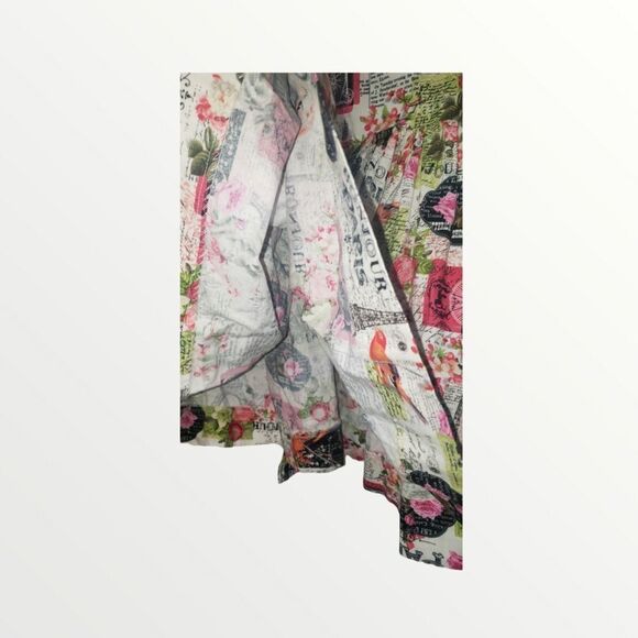 Toddler Handmade Paris themed Embroidered flowy Boho Style 3t - Picture 10 of 10